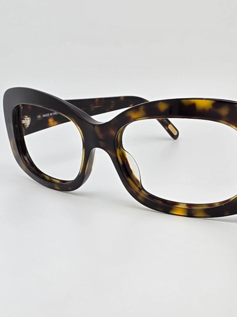 Fendi FS5131 215 FF Logo Monogram Dark Tortoise Sunglasses Frame Italy 53-17-135